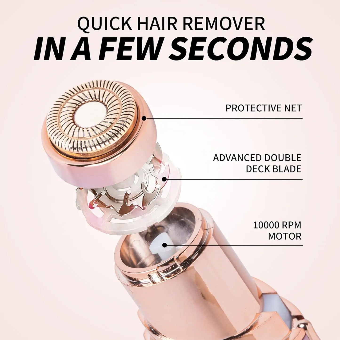 Portable Electric Eyebrow & Facial Hair Trimmer
