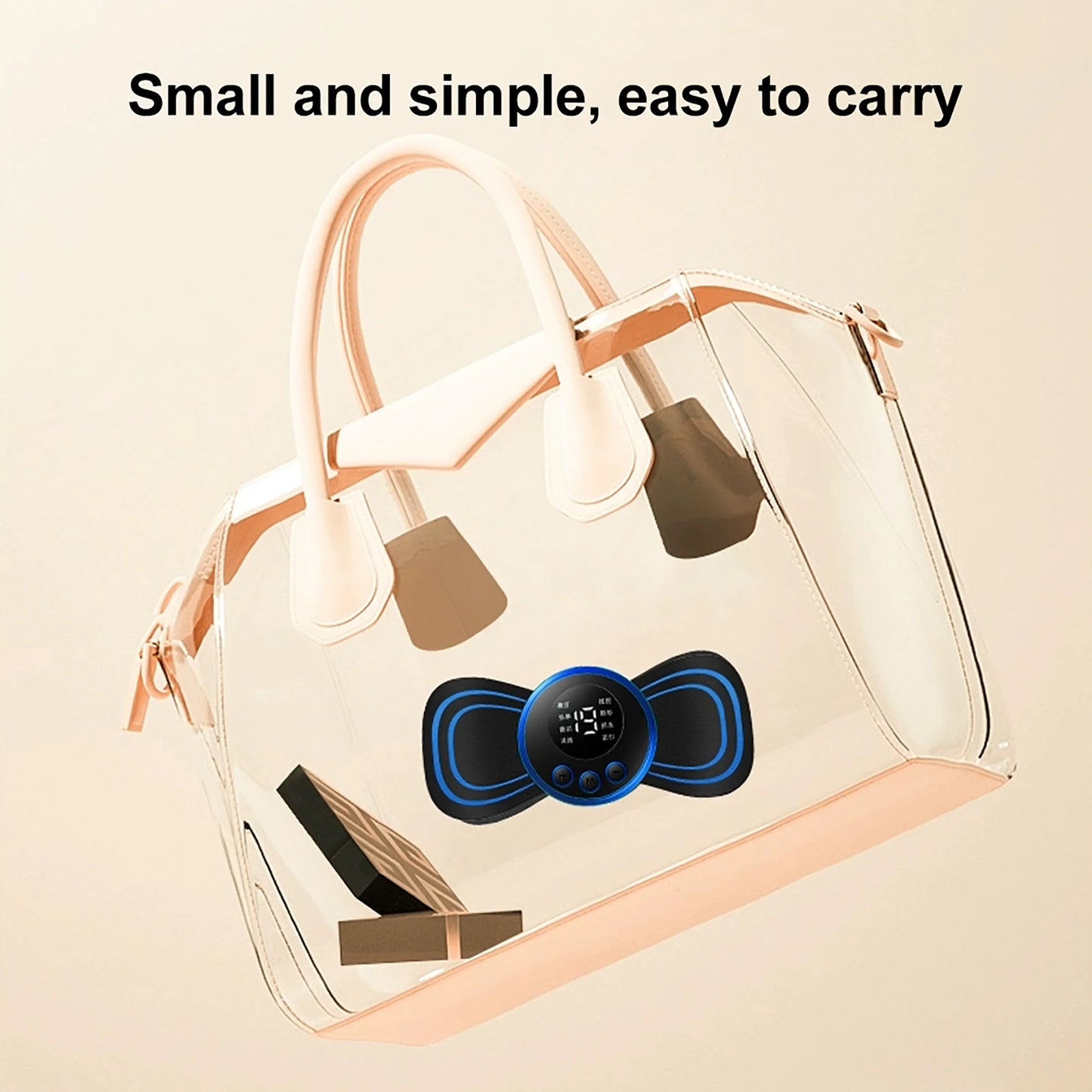 Mini EMS Neck & Body Massager – Portable Muscle Relief
