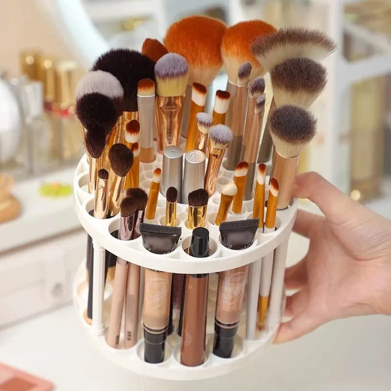 Makeup Brush & Cosmetics Organizer – Stylish & Space-Saving