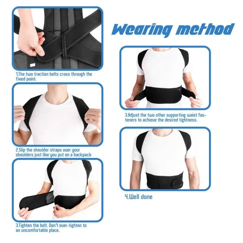 Adjustable Back & Waist Posture Corrector