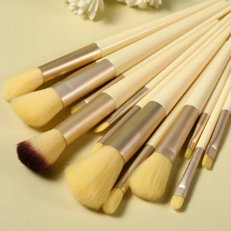 Eye Shadow Foundation Women Cosmetic Brush Eyeshadow Blush Beauty Soft Make Up Tools Bag 13 PCS Makeup Brushes Set