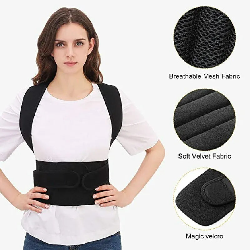 Adjustable Back & Waist Posture Corrector