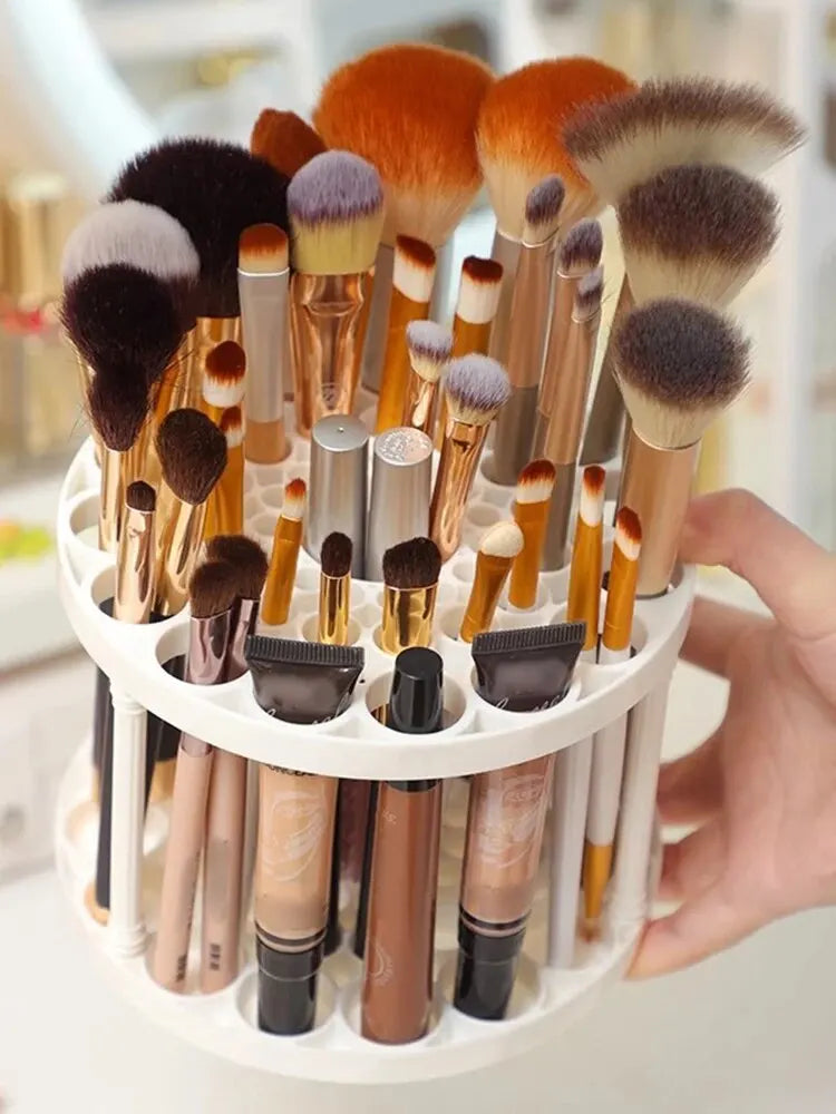 Makeup Brush & Cosmetics Organizer – Stylish & Space-Saving