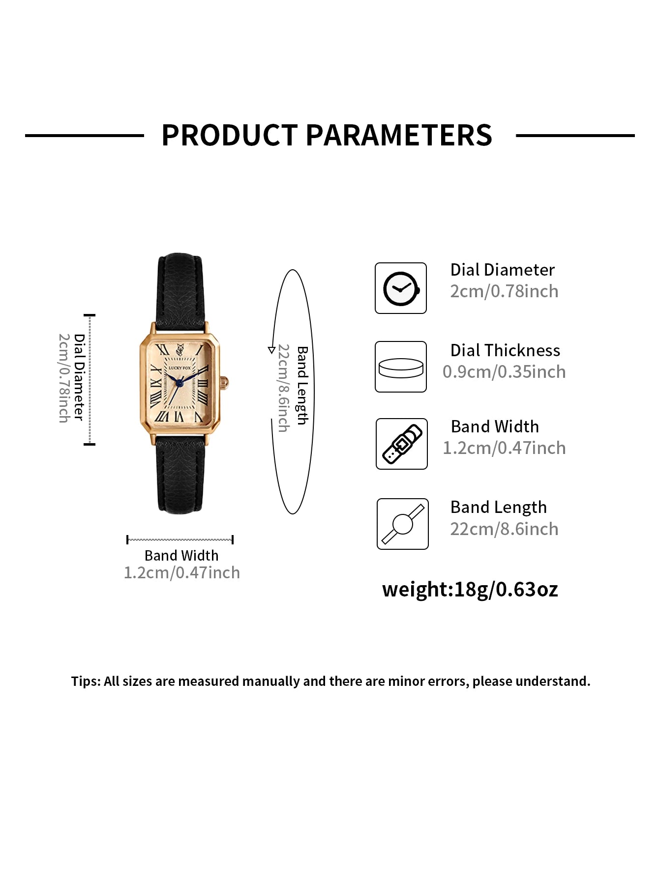 Fashion Retro Digital Dial Casual Watches Square Leather Strap Fashionable Clock Quartz Wristwatch for Women Gift