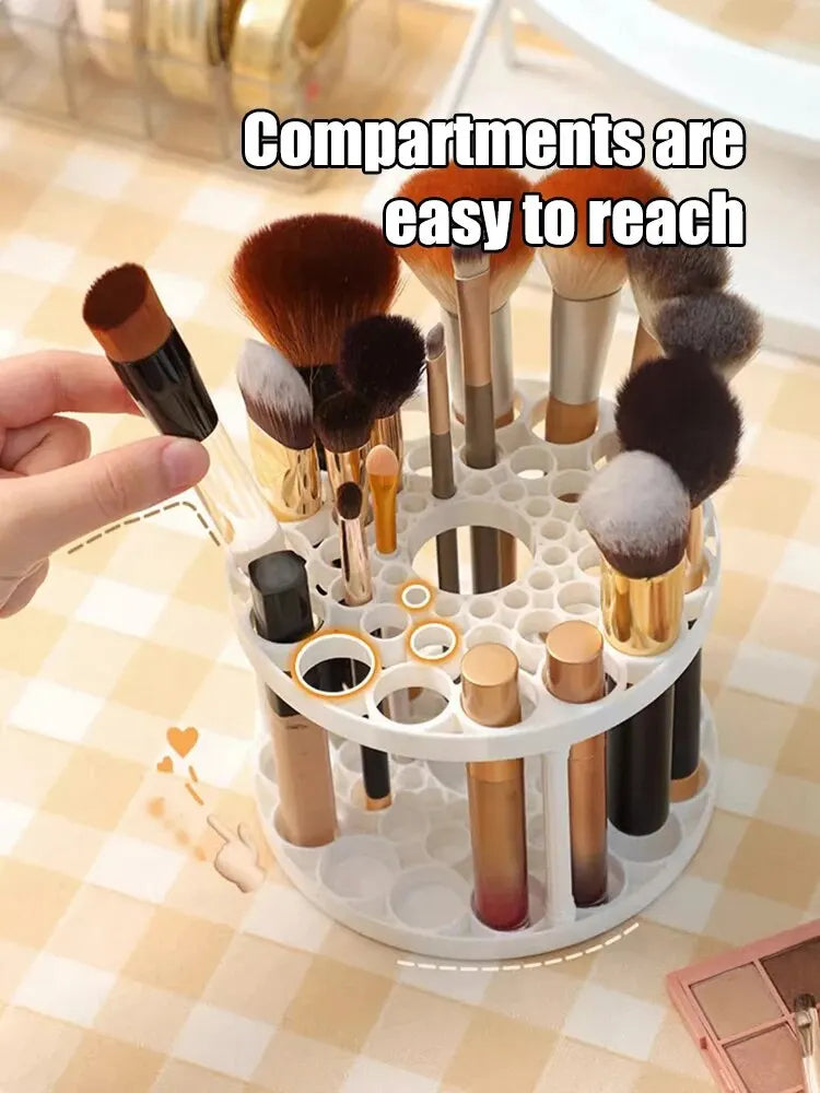 Makeup Brush & Cosmetics Organizer – Stylish & Space-Saving