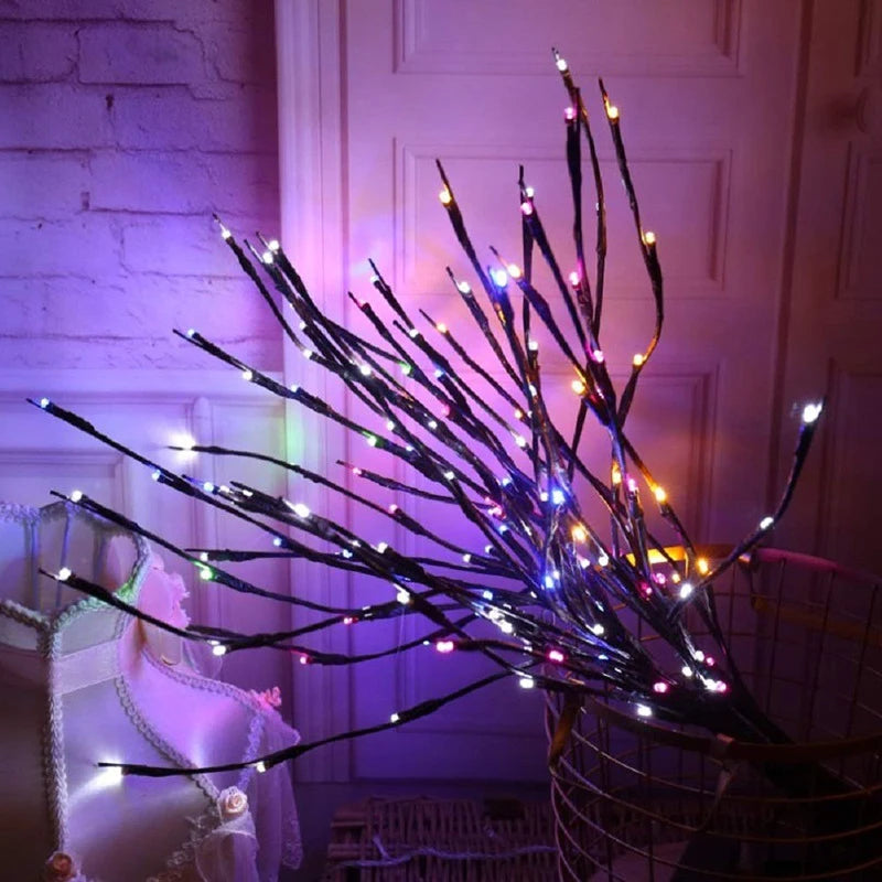 20LED Tree Branch Light Battery Power Fairy String Light For Bedroom Birthday Wedding Party Home Romantic Vase Decor Branch Lamp