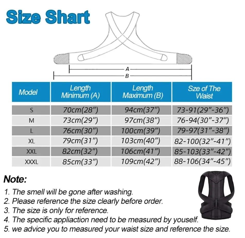 Adjustable Back & Waist Posture Corrector