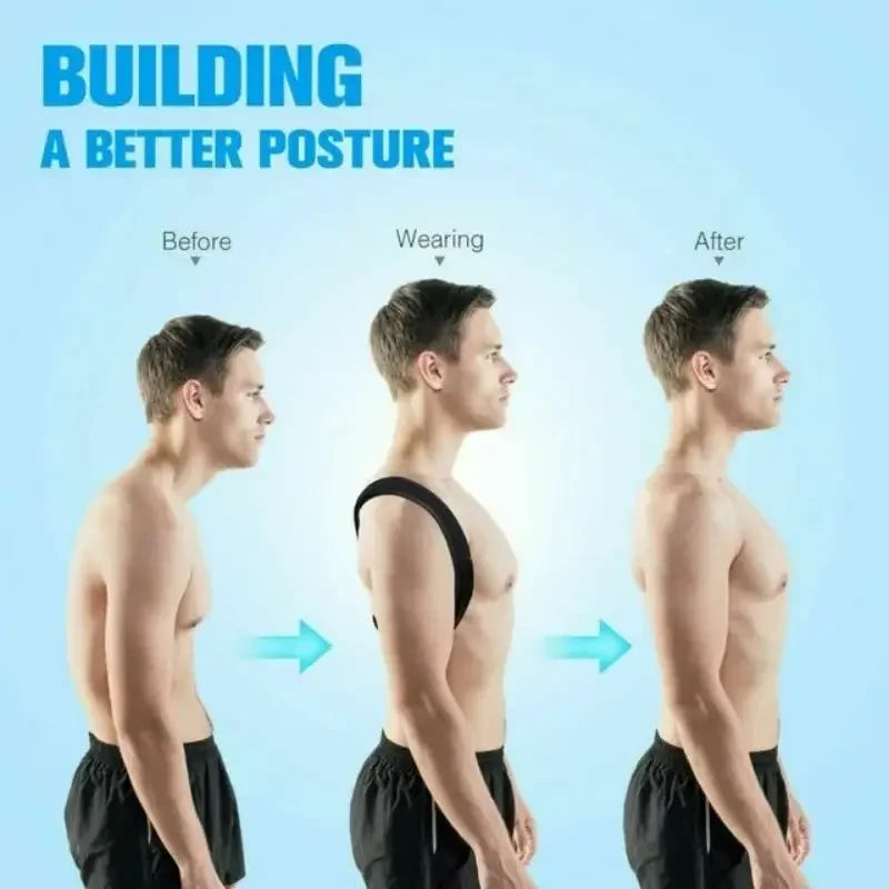 Adjustable Back Posture Corrector – Support Belt for Men & Women"