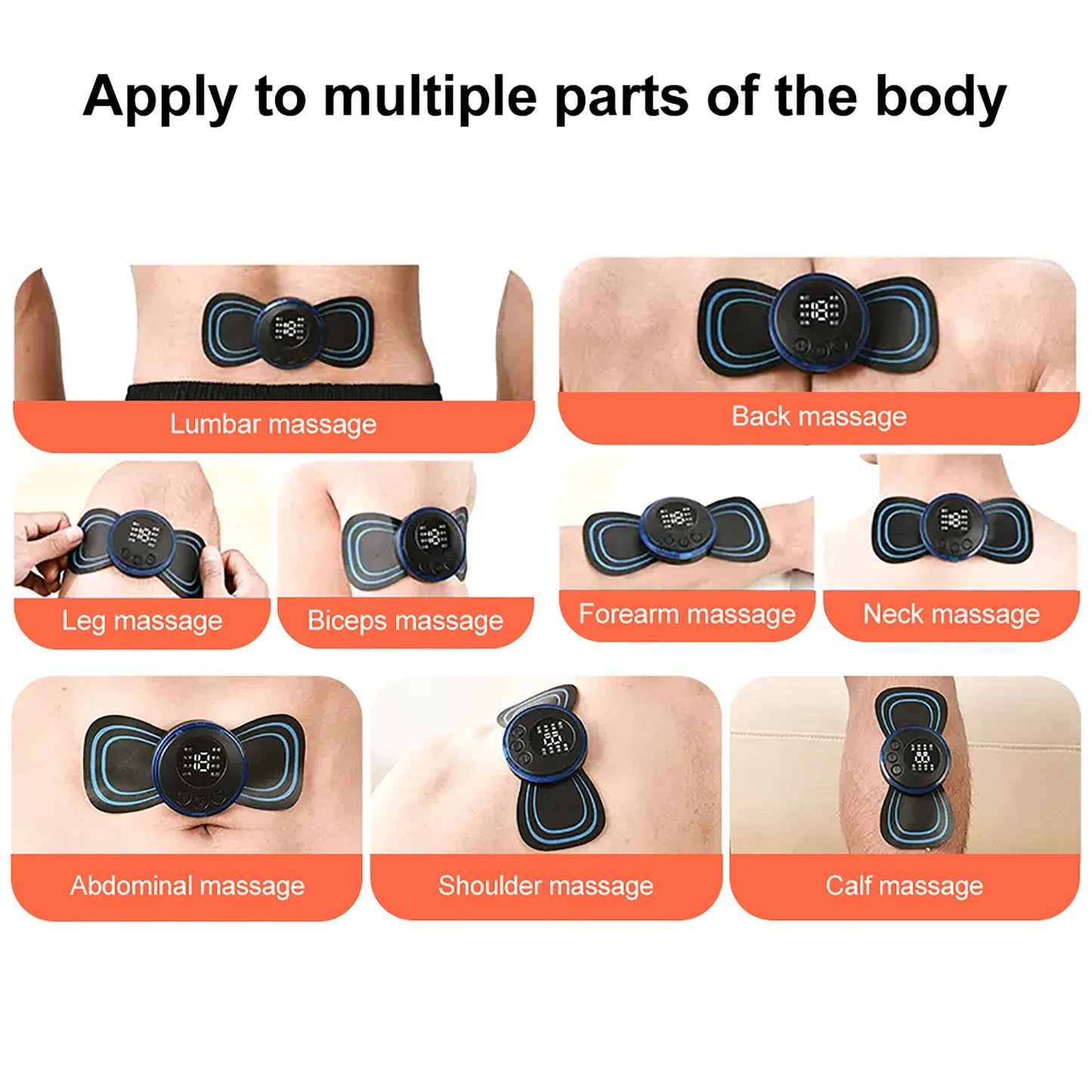 Mini EMS Neck & Body Massager – Portable Muscle Relief