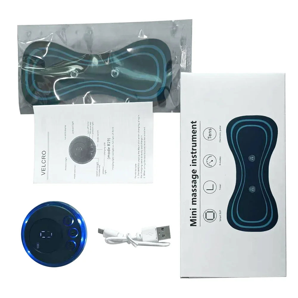 Mini EMS Neck & Body Massager – Portable Muscle Relief