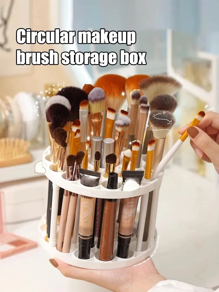 Makeup Brush & Cosmetics Organizer – Stylish & Space-Saving